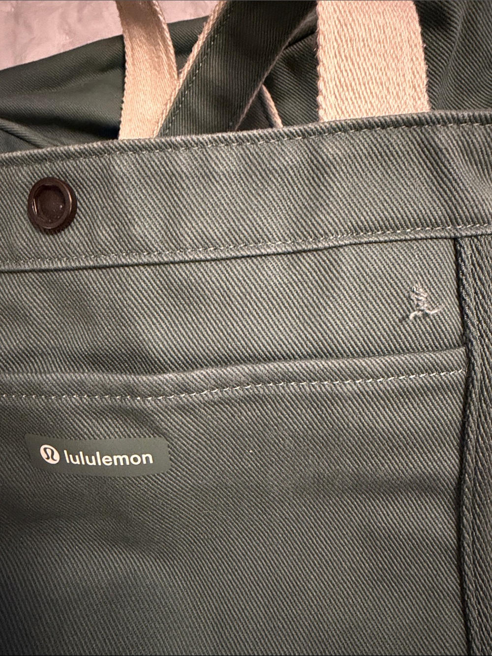 lululemon athletica Green Canvas Tote - Picture 5 of 6